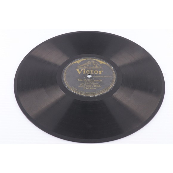 The Duncan Sisters – The Music Lesson /Baby Sister Blues  1923 10" 78 rpm Record - Picture 3 of 6